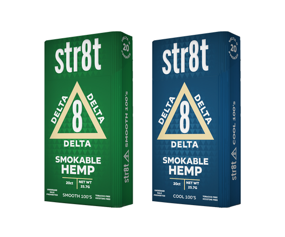 Str8t Delta-8 Smokes | 2-Pack Combo